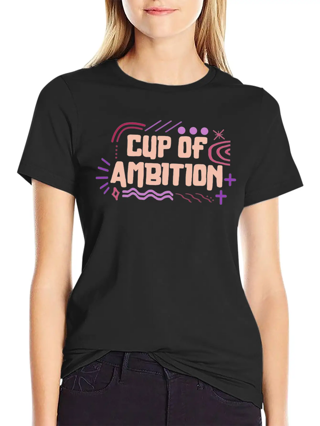 Feminist Mug, Cup Of Ambition Women Empowerment Classic Cotton Tee – Unisex Comfort For Any Season