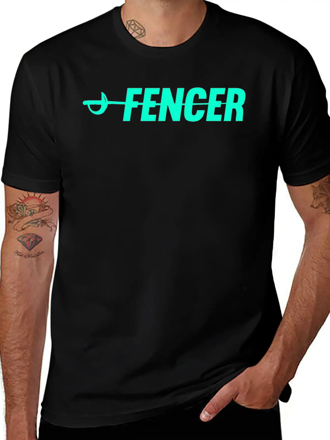Fencing Fencer Martial Arts Timeless Short Sleeve Tee – Comfy And Minimalist Design