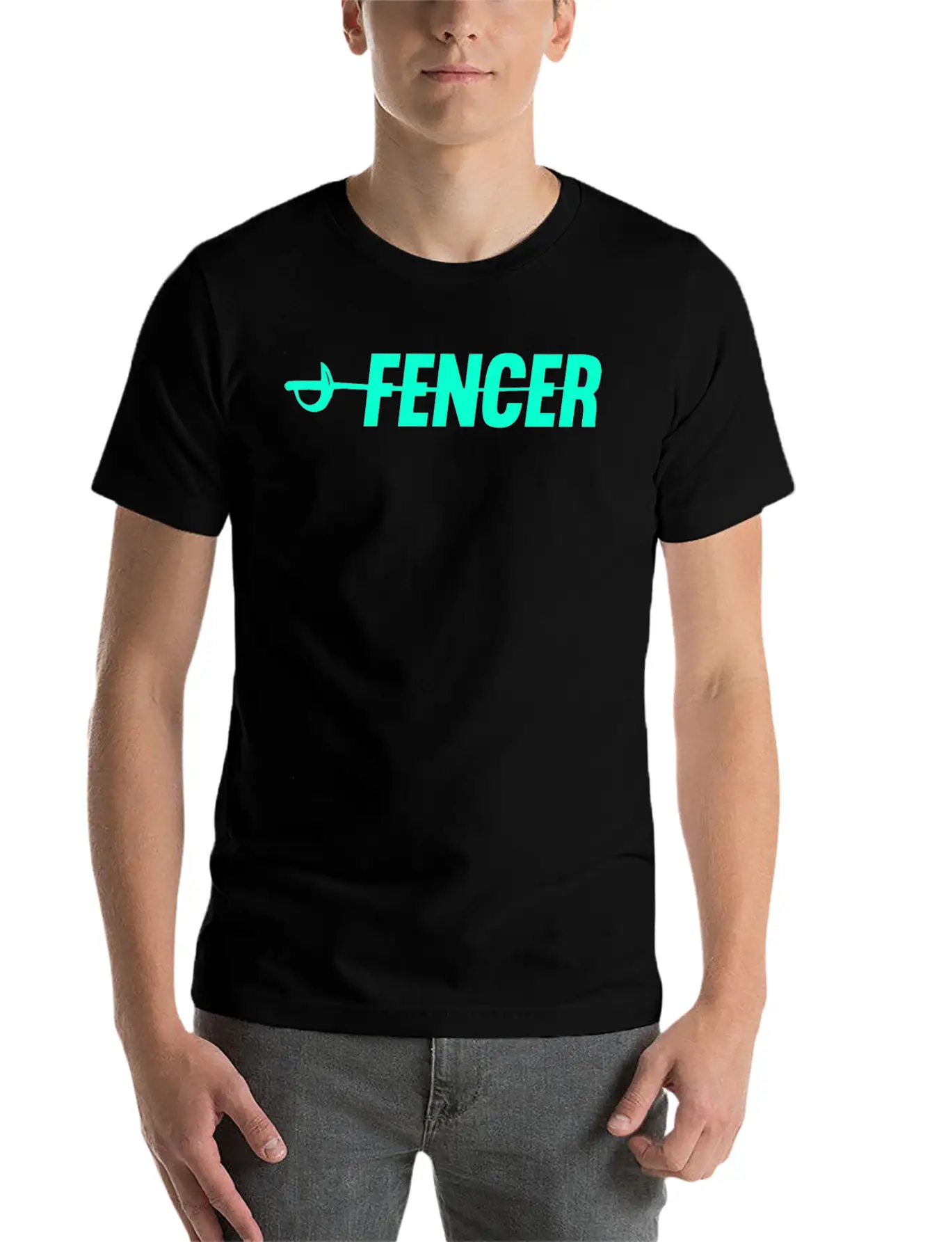 Fencing Fencer Martial Arts Timeless Short Sleeve Tee – Comfy And Minimalist Design