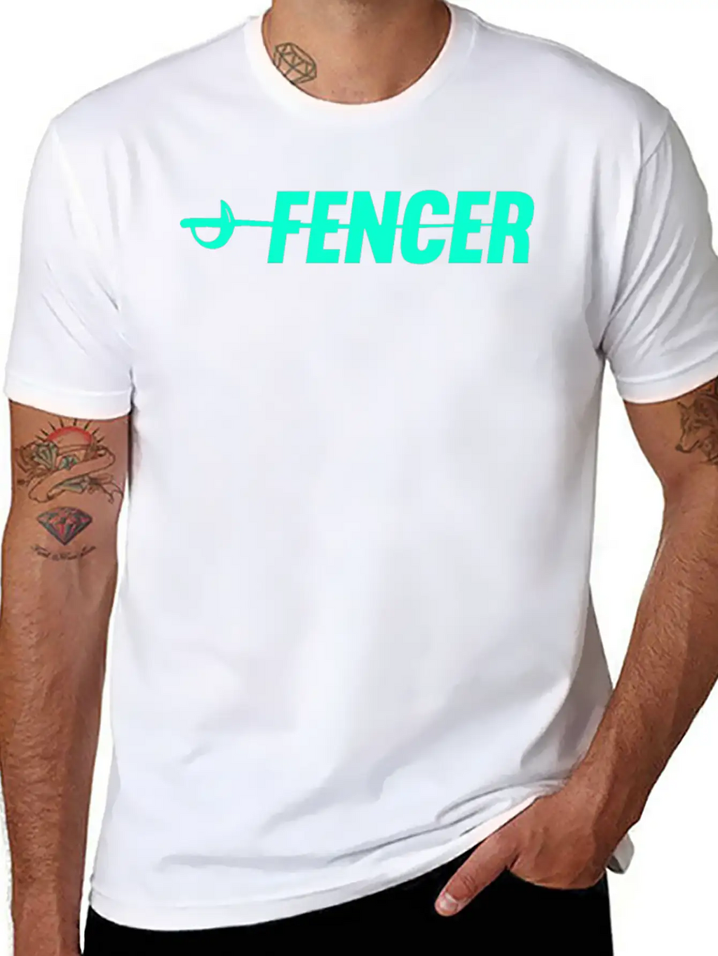 Fencing Fencer Martial Arts Timeless Short Sleeve Tee – Comfy And Minimalist Design