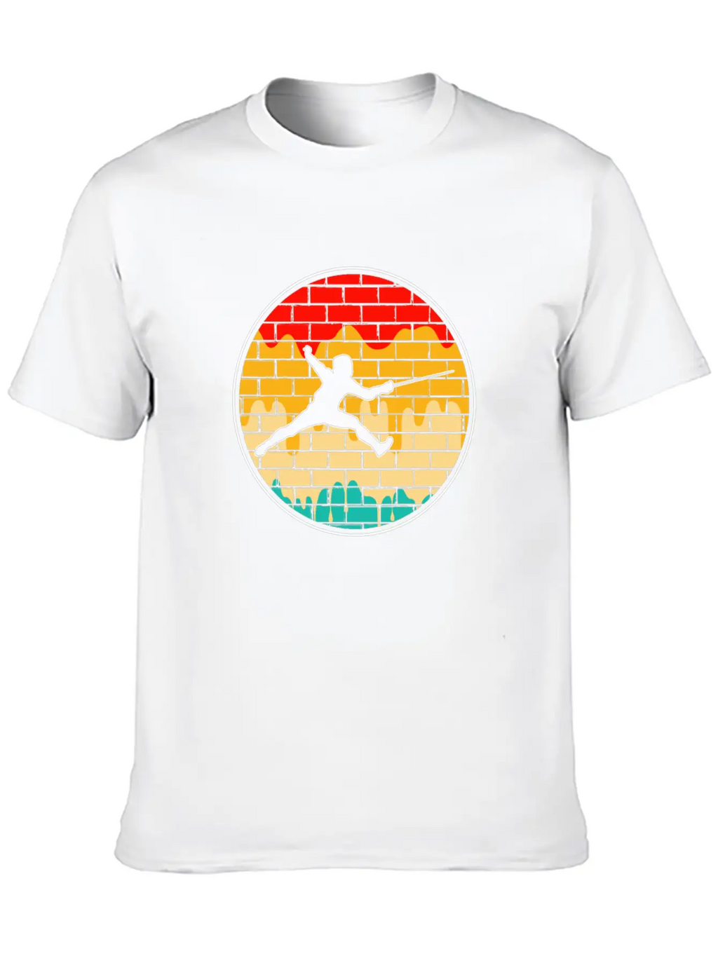 Fencing Retro Stylish Everyday T-Shirt – Unisex Basic Cotton Tee