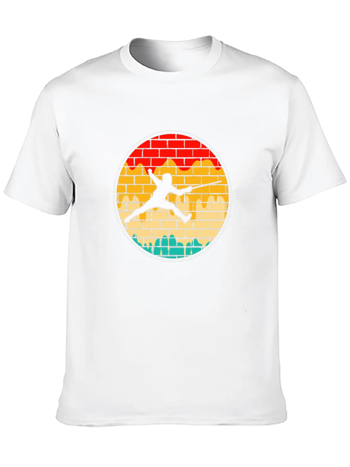 Fencing Retro Stylish Everyday T-Shirt – Unisex Basic Cotton Tee