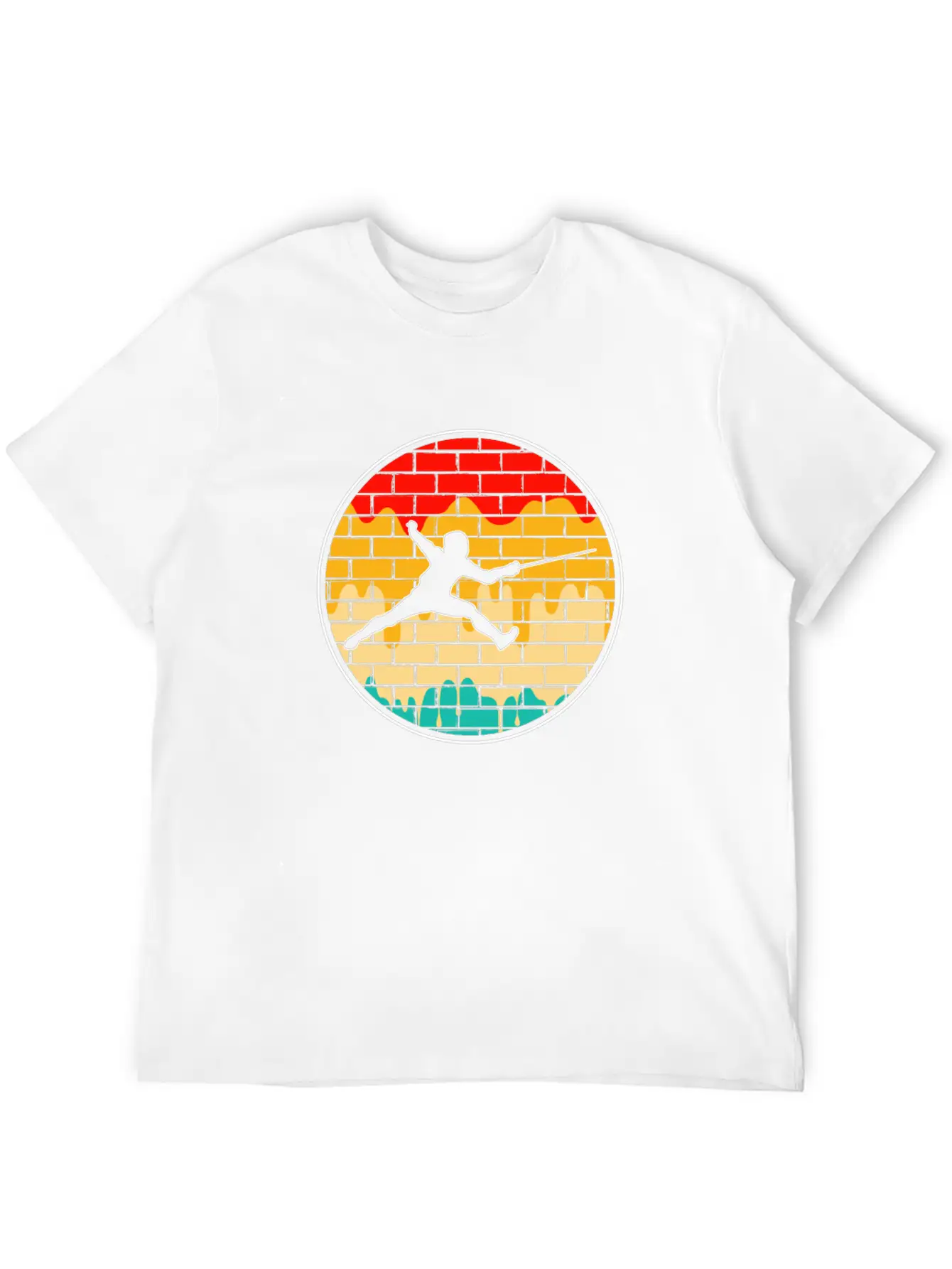 Fencing Retro Stylish Everyday T-Shirt – Unisex Basic Cotton Tee