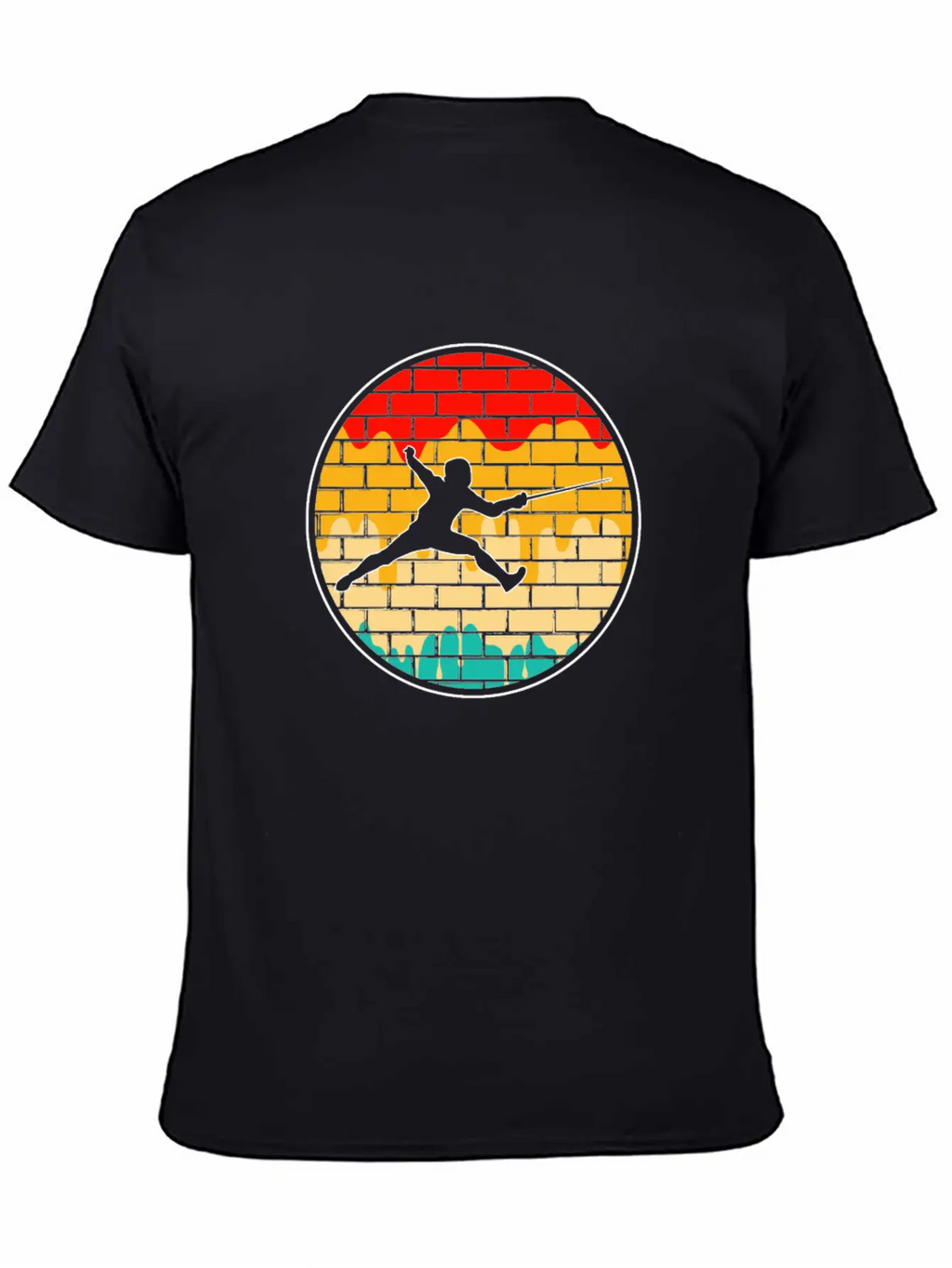 Fencing Retro Stylish Everyday T-Shirt – Unisex Basic Cotton Tee
