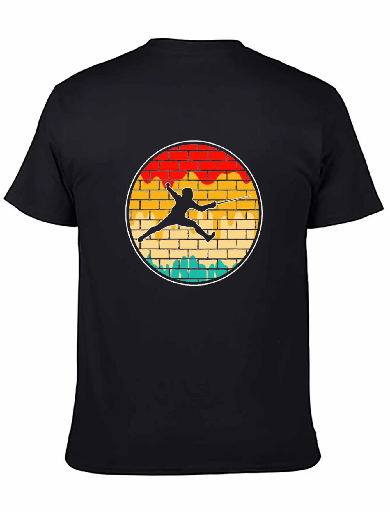 Fencing Retro Stylish Everyday T-Shirt – Unisex Basic Cotton Tee