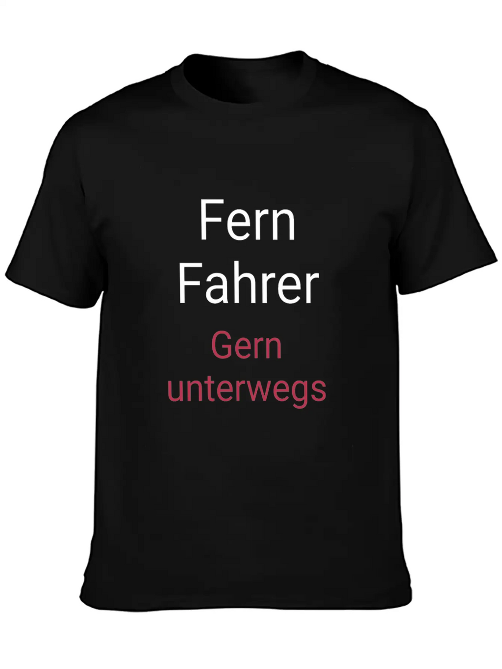 Fern Fahrer Unisex Casual T-Shirt – Clean Design For Daily Comfort