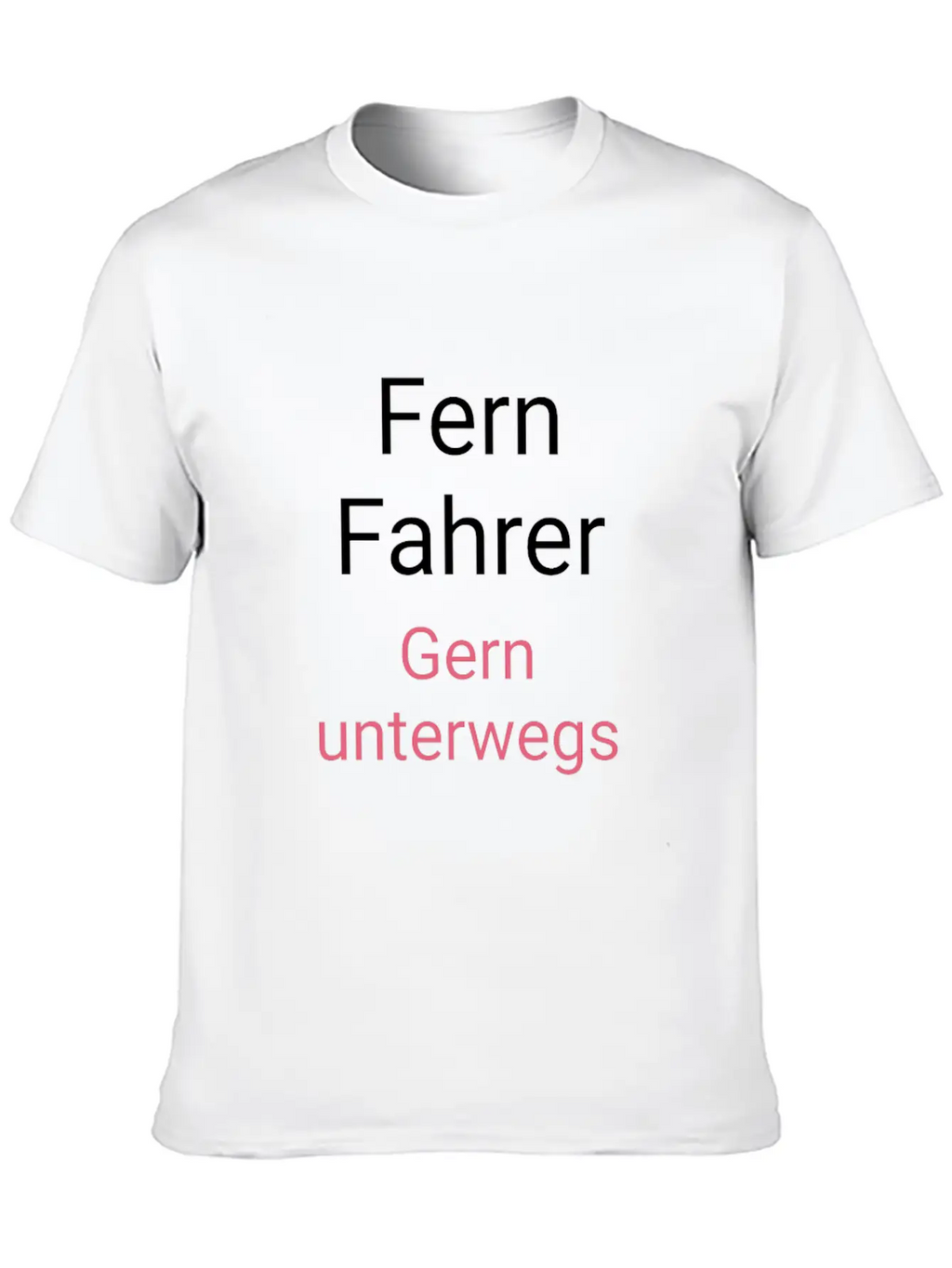 Fern Fahrer Unisex Casual T-Shirt – Clean Design For Daily Comfort