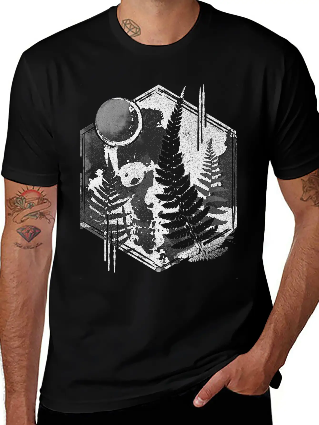 Fern Skull Relaxed Everyday Tee – Lightweight And Durable Cotton