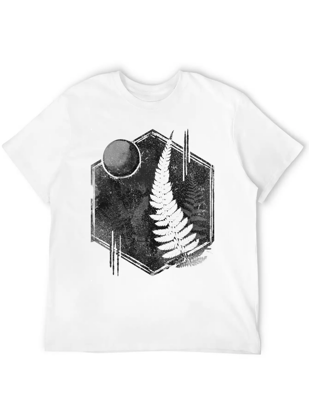 Fern Skull Relaxed Everyday Tee – Lightweight And Durable Cotton