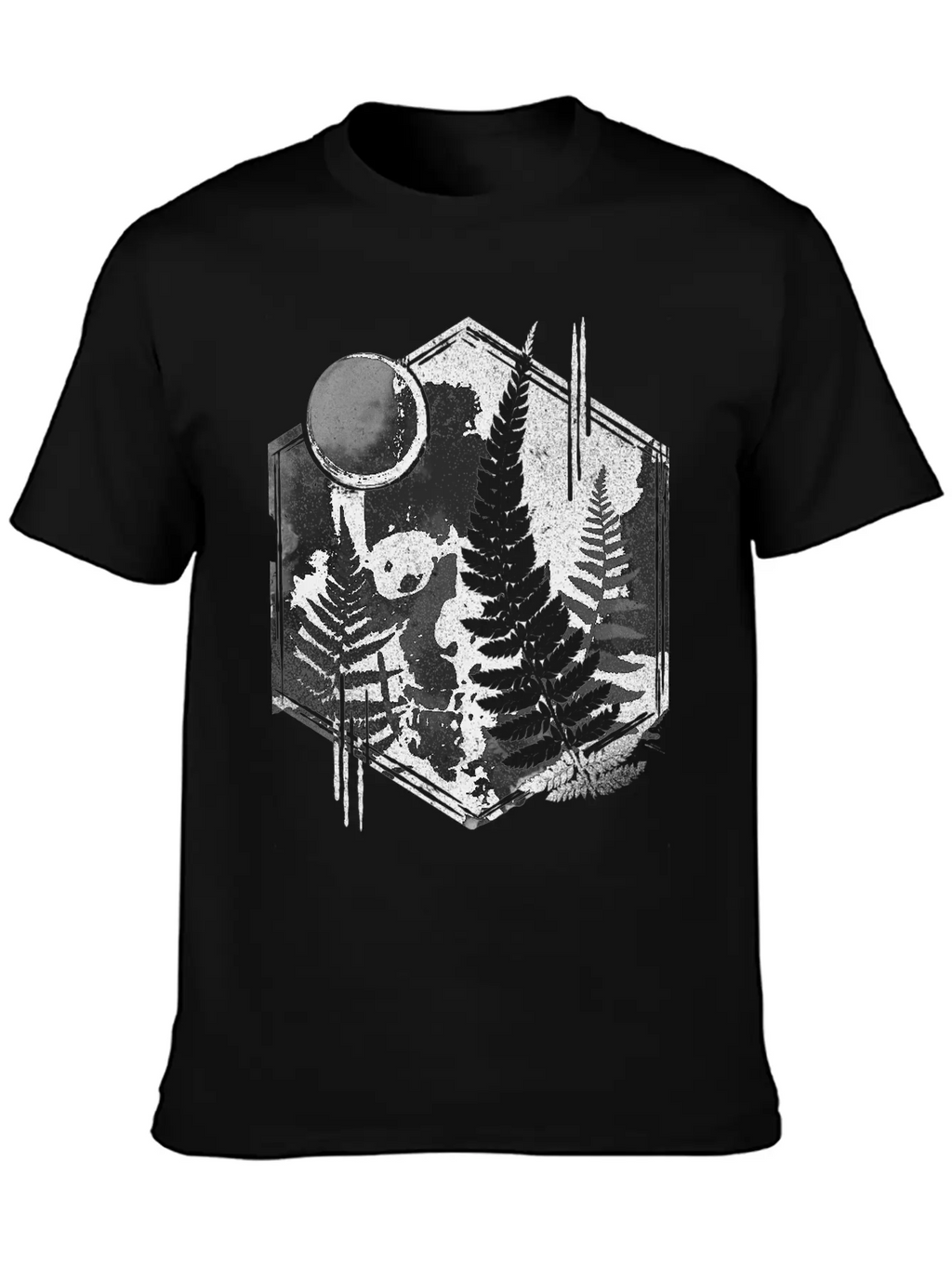 Fern Skull Relaxed Everyday Tee – Lightweight And Durable Cotton