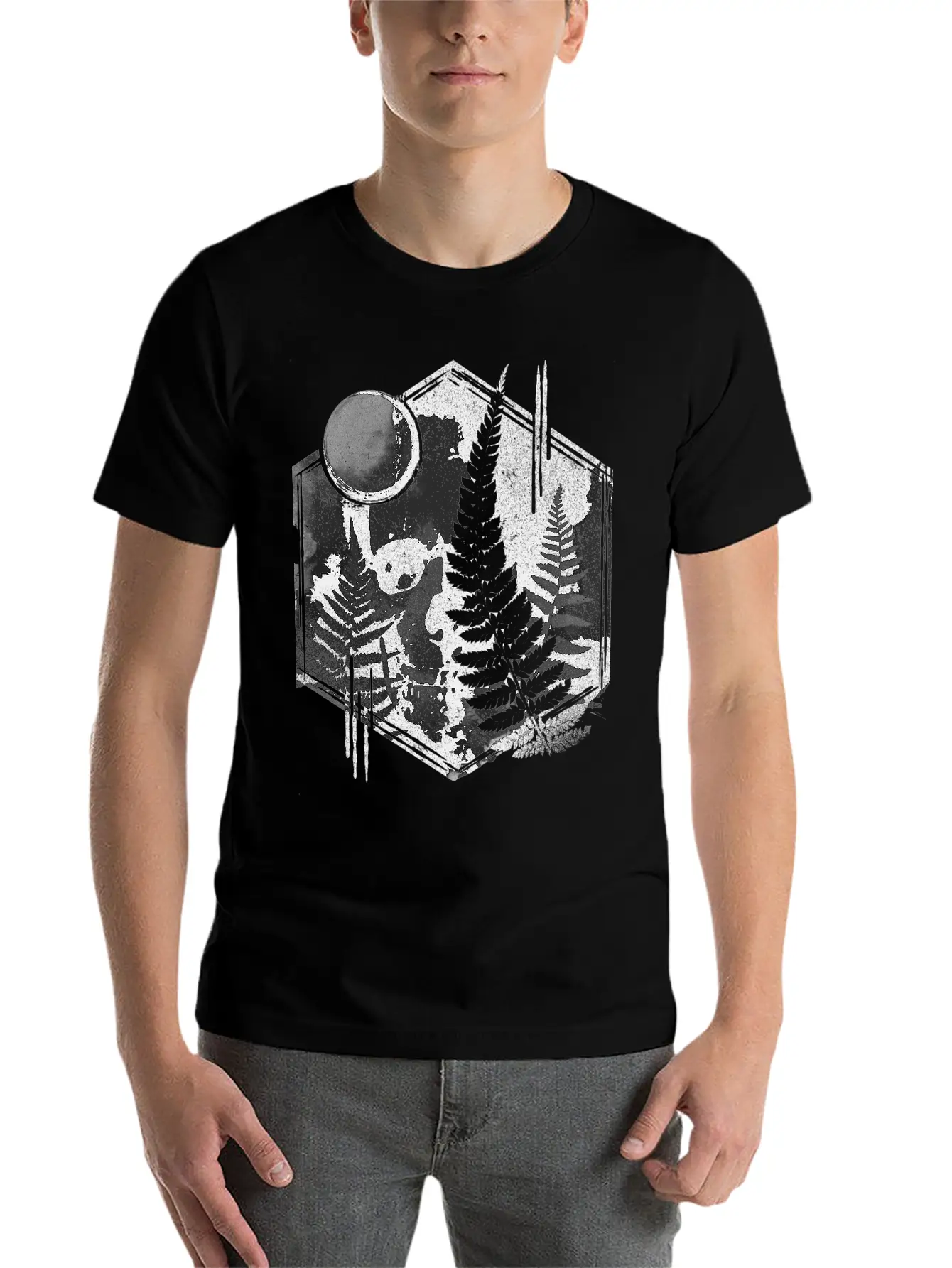 Fern Skull Relaxed Everyday Tee – Lightweight And Durable Cotton