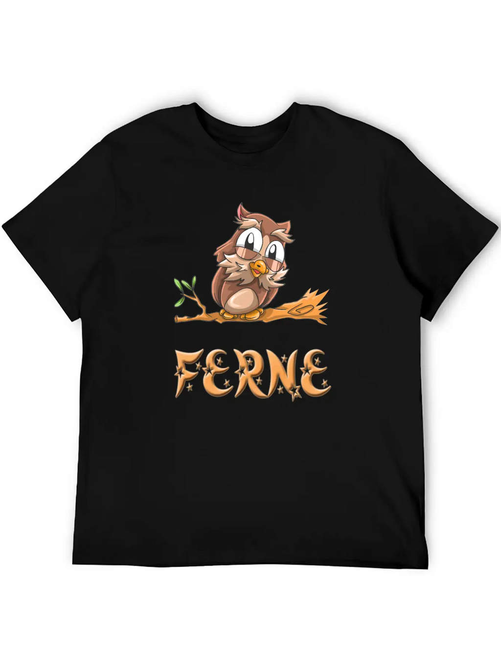 Ferne Owl Unisex Casual T-Shirt – Clean Design For Daily Comfort
