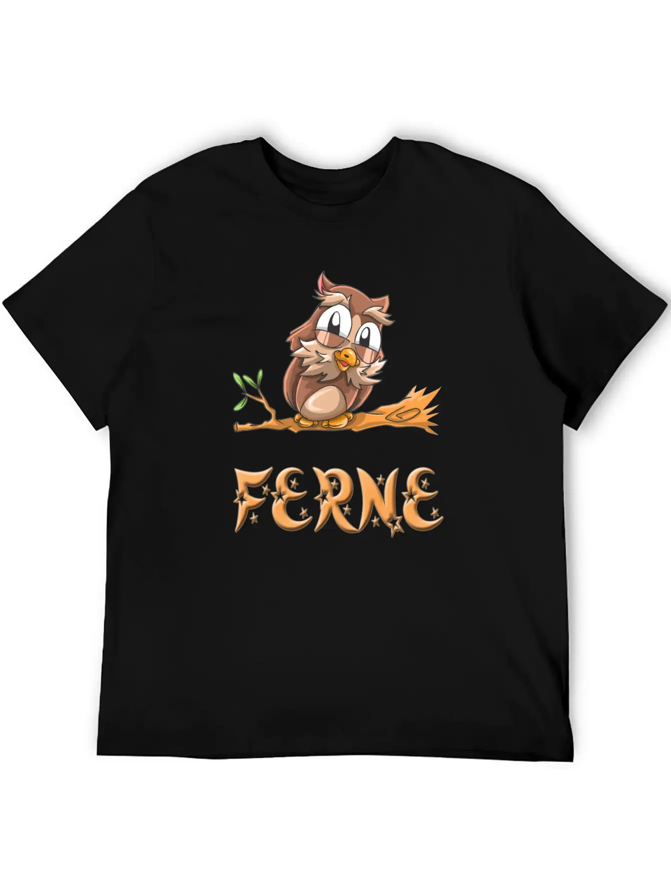 Ferne Owl Unisex Casual T-Shirt – Clean Design For Daily Comfort