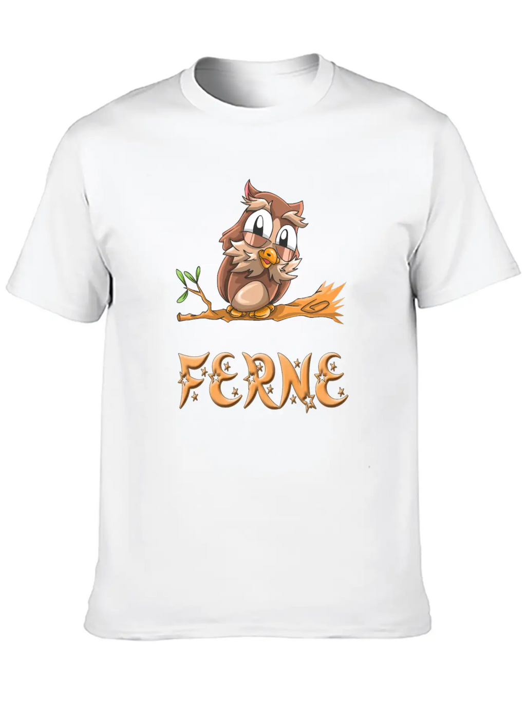 Ferne Owl Unisex Casual T-Shirt – Clean Design For Daily Comfort