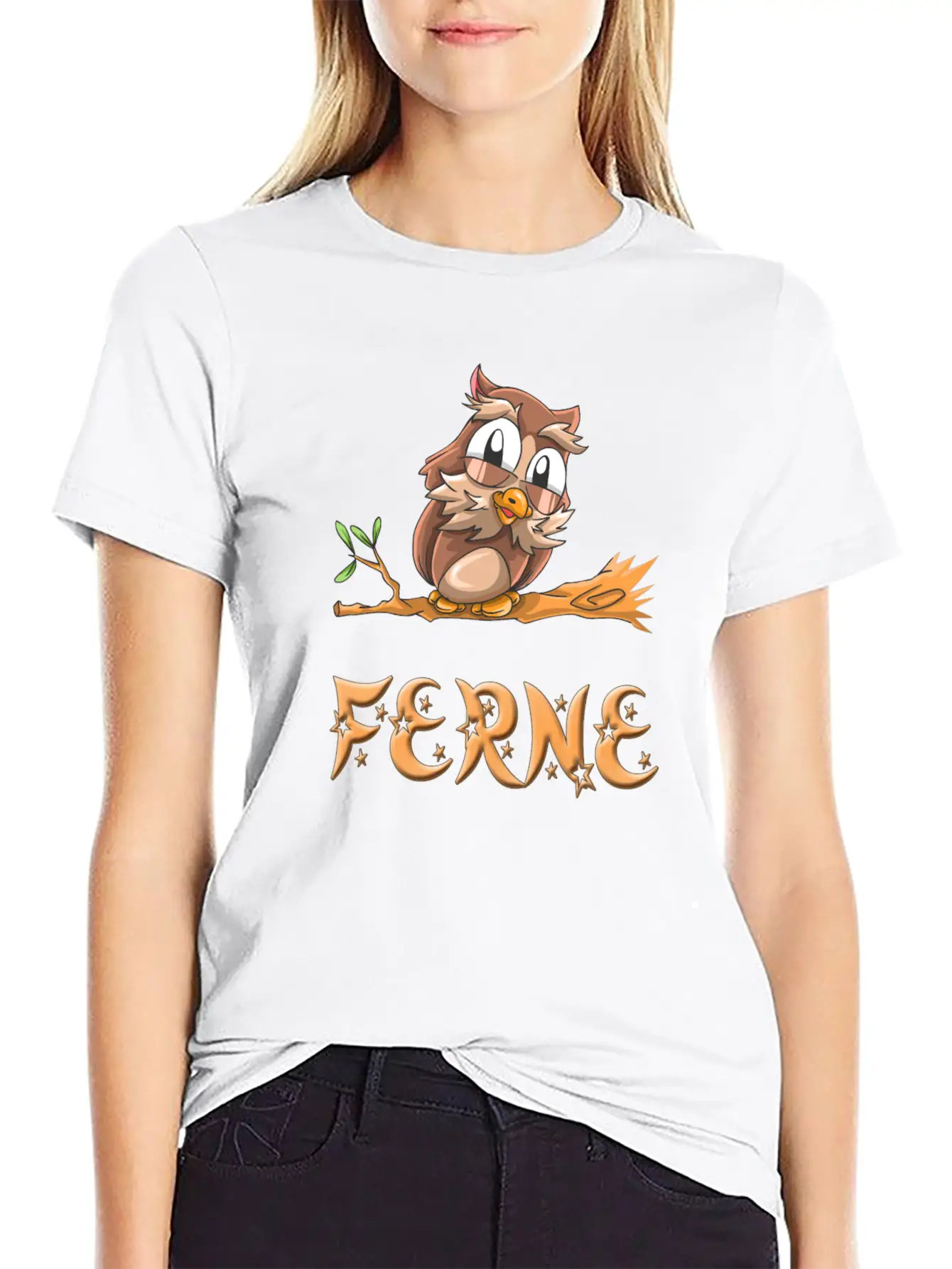 Ferne Owl Unisex Casual T-Shirt – Clean Design For Daily Comfort
