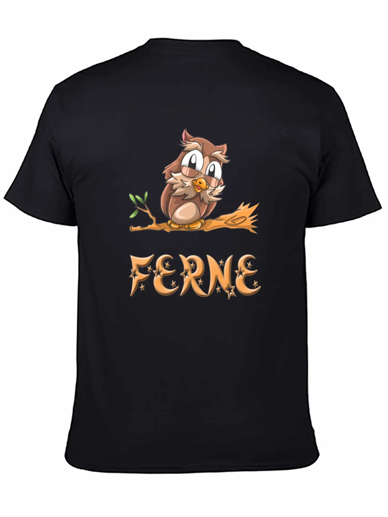 Ferne Owl Unisex Casual T-Shirt – Clean Design For Daily Comfort