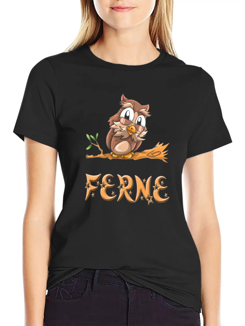 Ferne Owl Unisex Casual T-Shirt – Clean Design For Daily Comfort