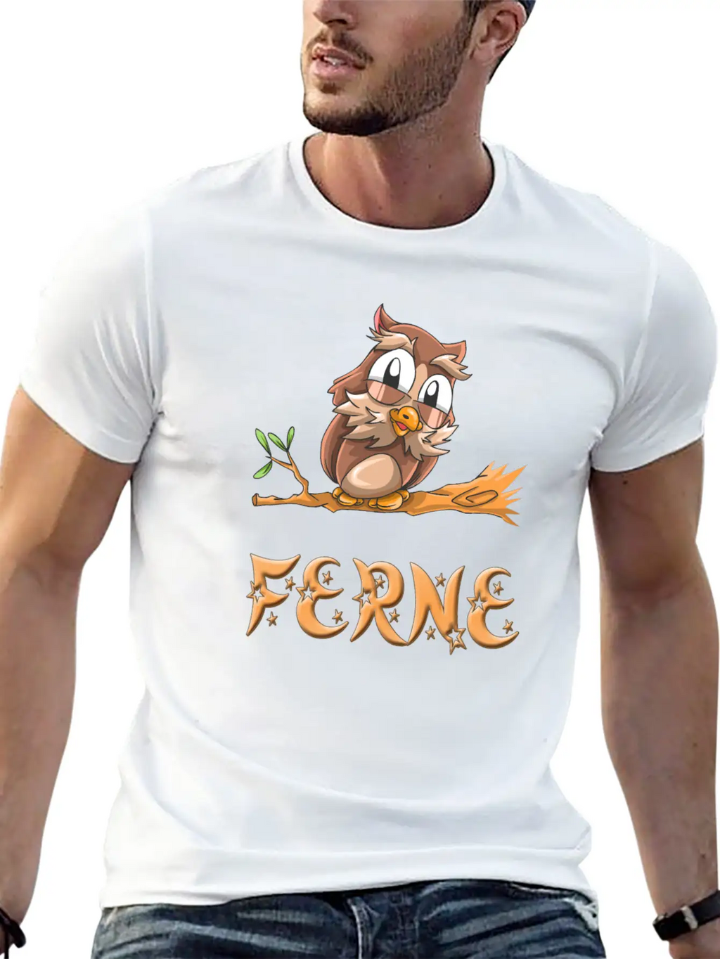 Ferne Owl Unisex Casual T-Shirt – Clean Design For Daily Comfort
