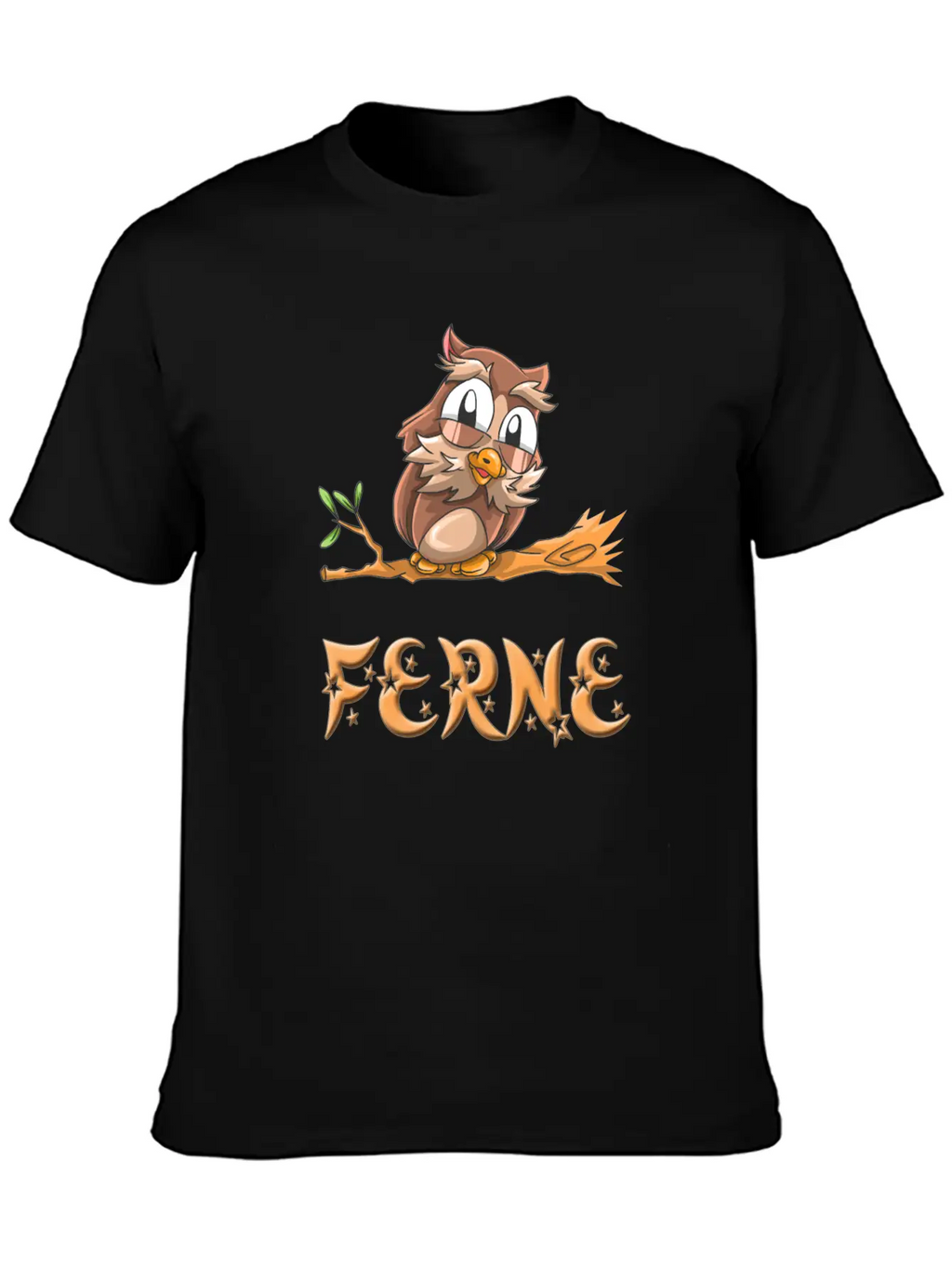 Ferne Owl Unisex Casual T-Shirt – Clean Design For Daily Comfort