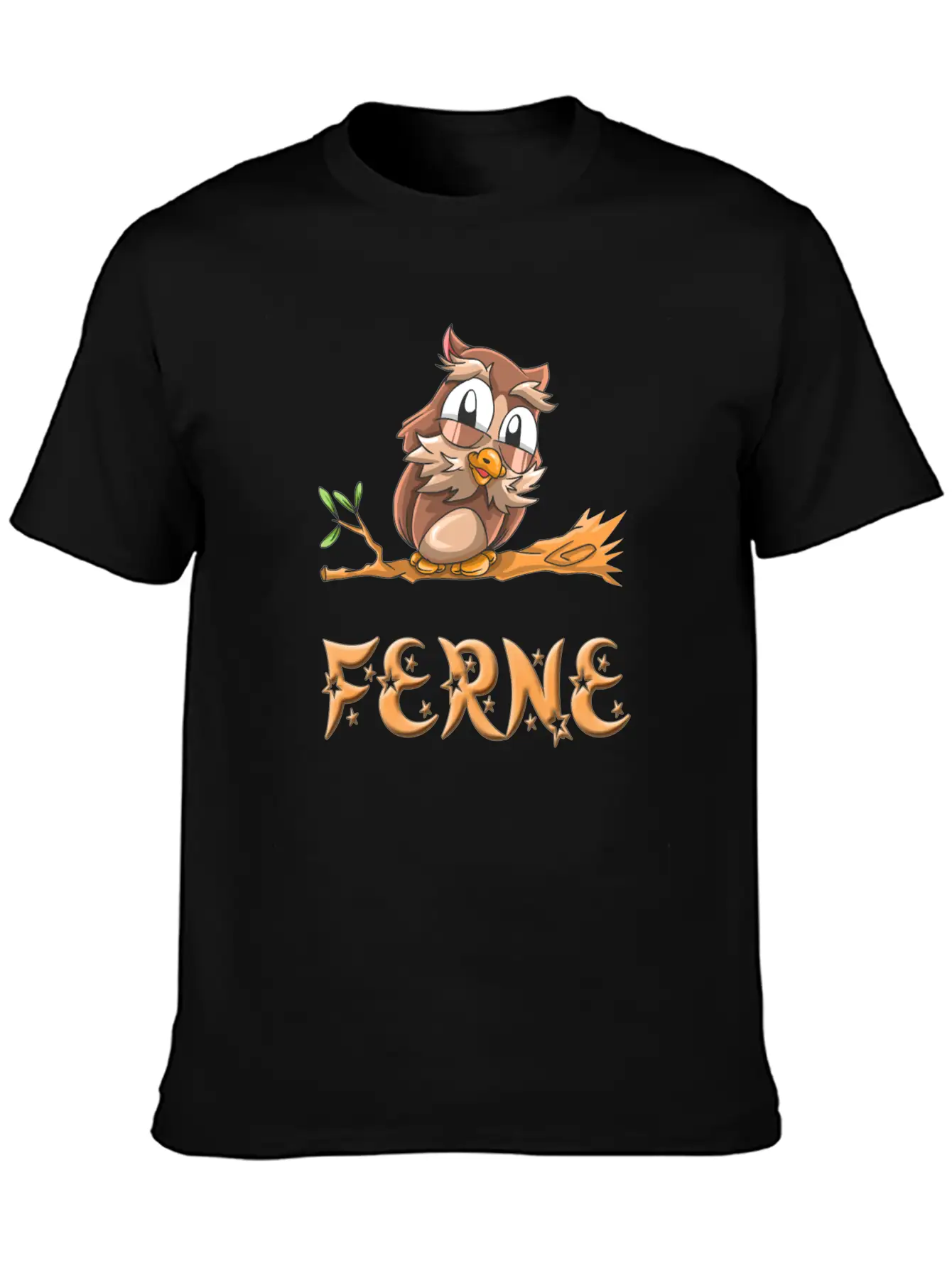 Ferne Owl Unisex Casual T-Shirt – Clean Design For Daily Comfort