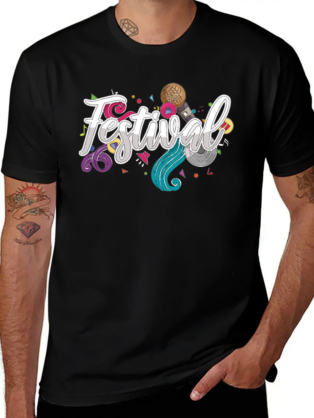 Festival Essential Cotton Tee For Daily Outfits – Unisex Style