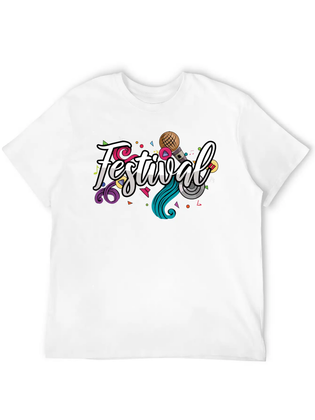 Festival Essential Cotton Tee For Daily Outfits – Unisex Style