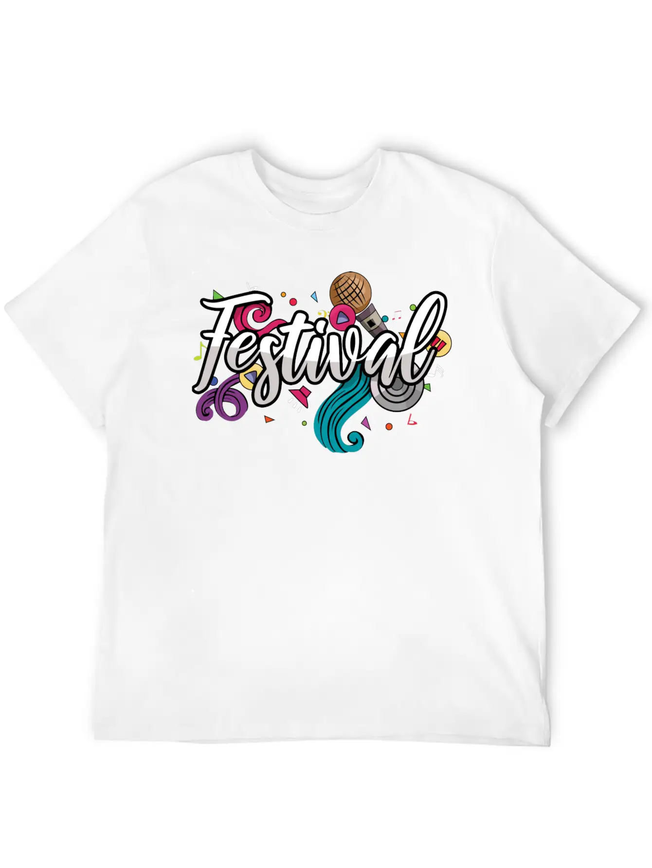Festival Essential Cotton Tee For Daily Outfits – Unisex Style