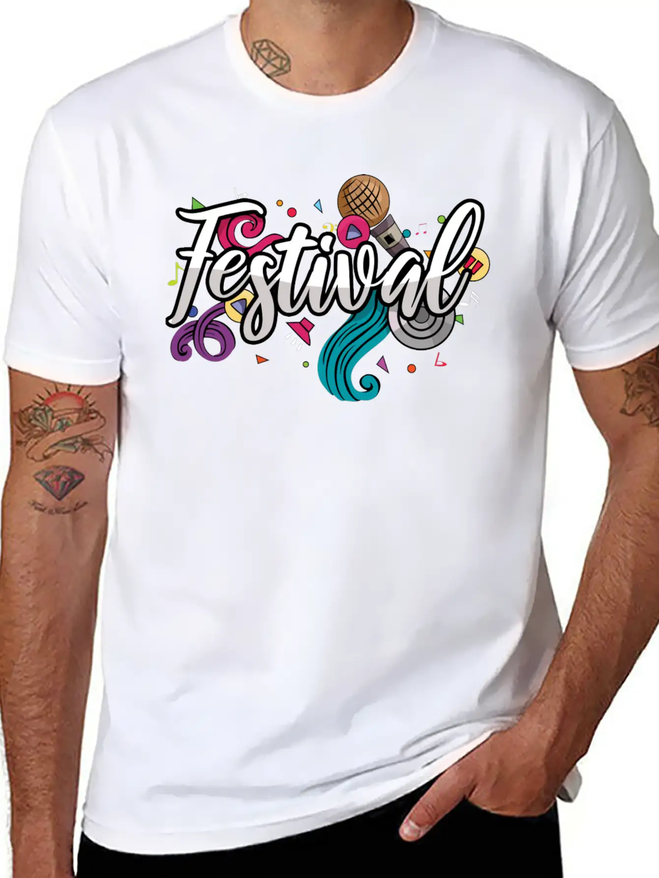 Festival Essential Cotton Tee For Daily Outfits – Unisex Style