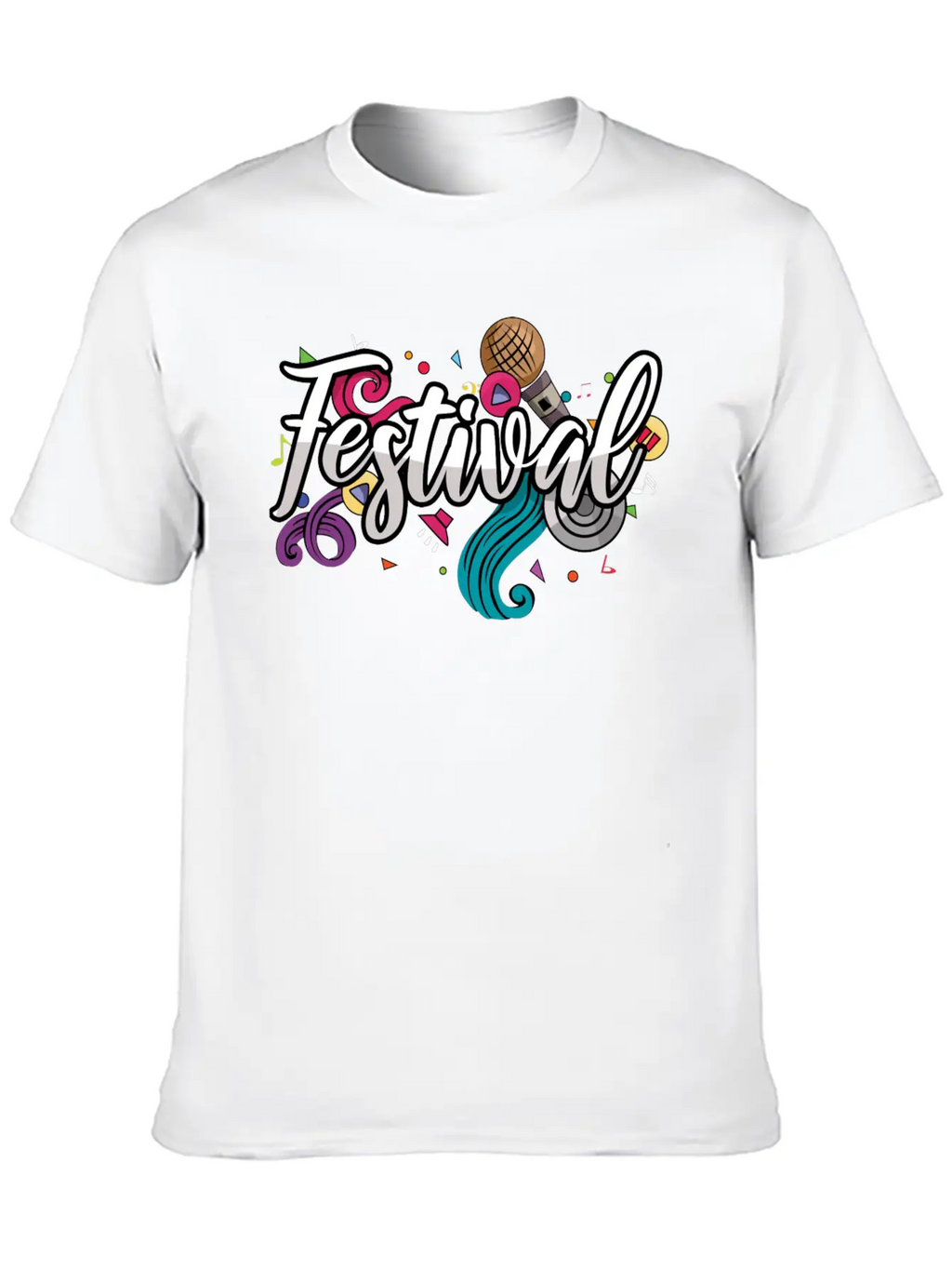 Festival Essential Cotton Tee For Daily Outfits – Unisex Style