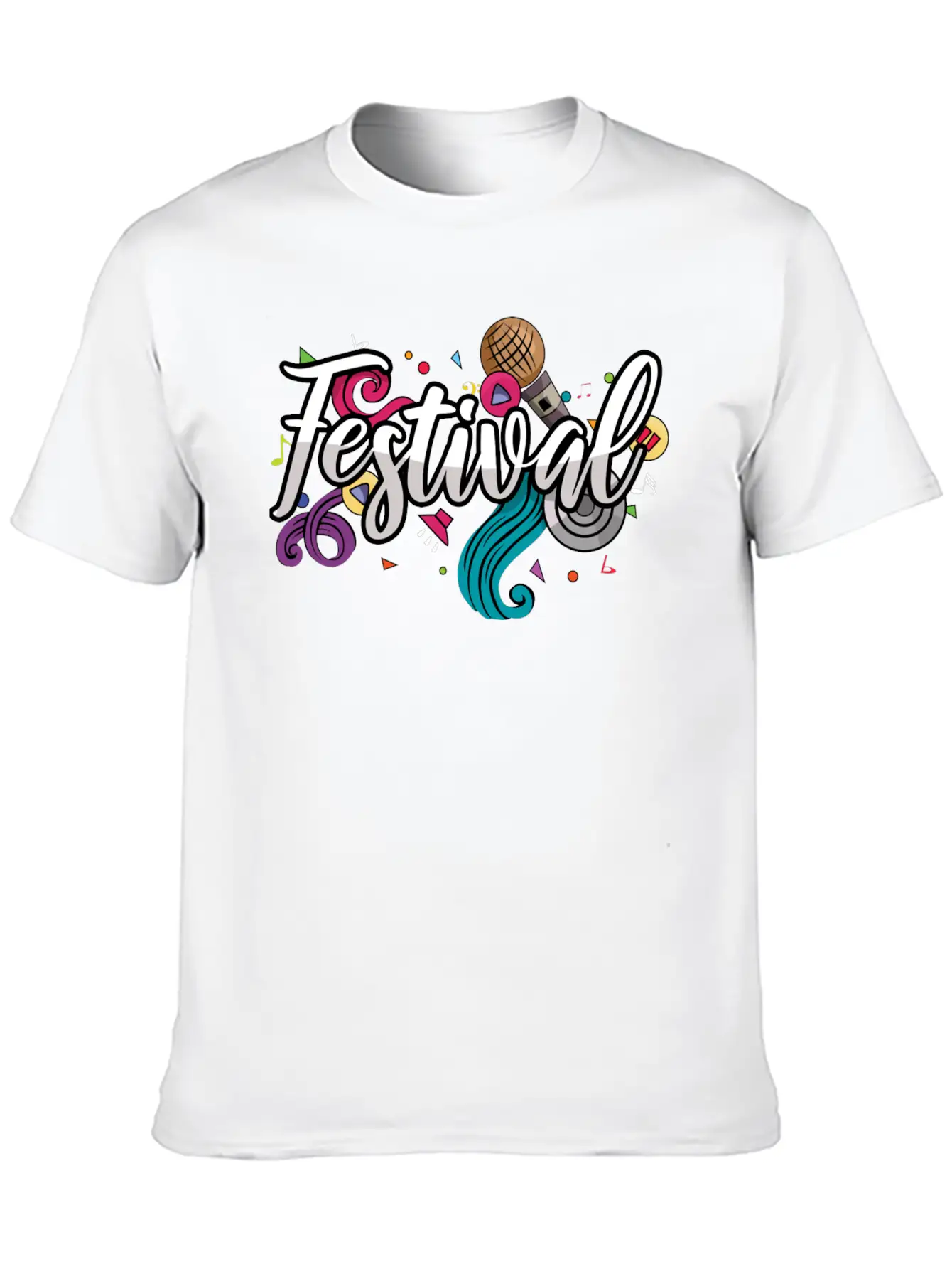 Festival Essential Cotton Tee For Daily Outfits – Unisex Style
