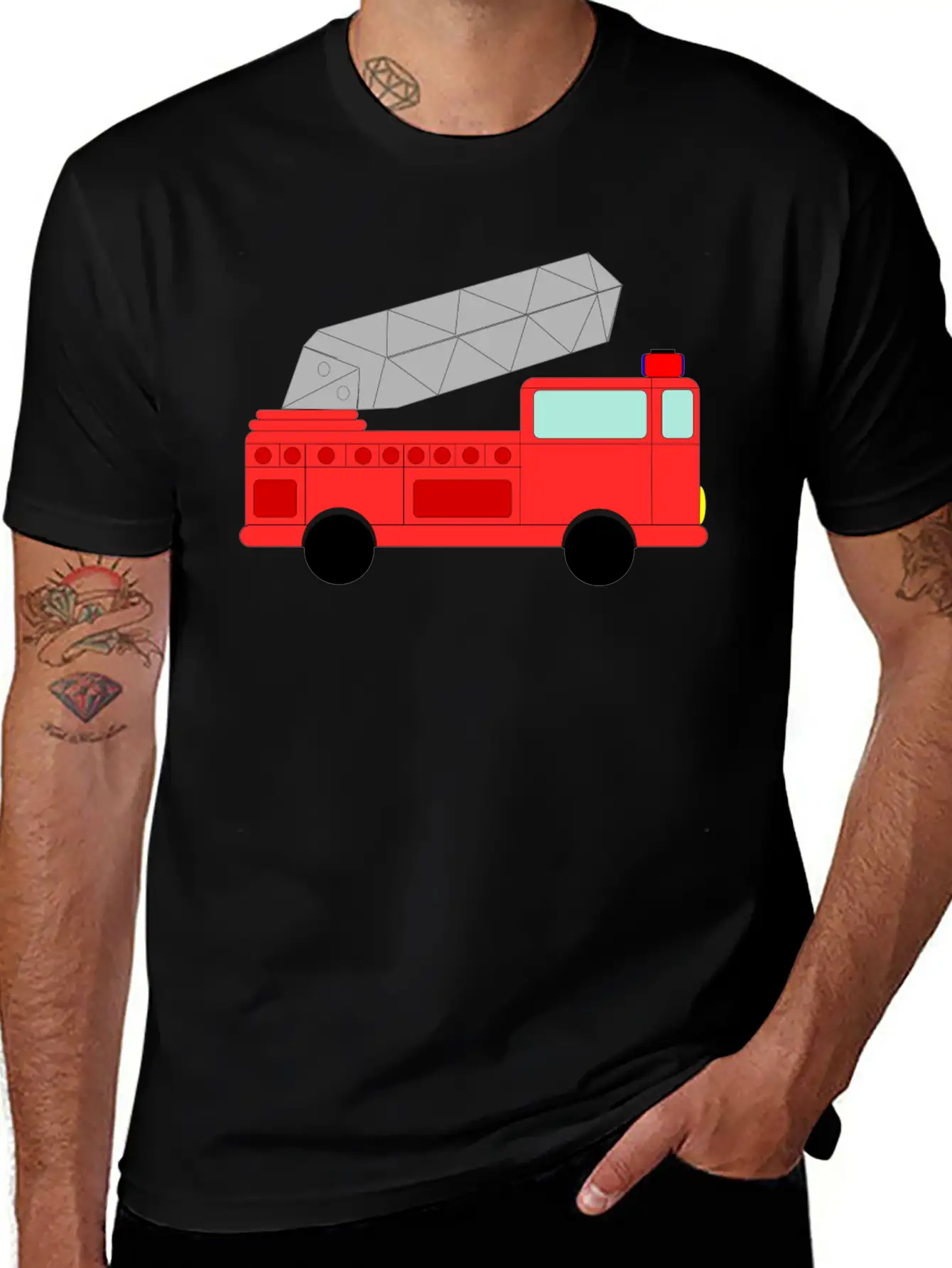 Feuerwehr Feuerwehrmann Firefighter Firetruck Fire Unisex Casual T-Shirt – Clean Design For Daily Comfort