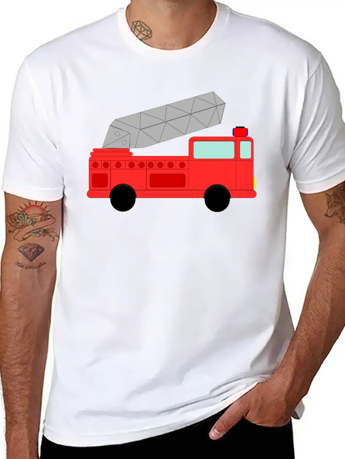 Feuerwehr Feuerwehrmann Firefighter Firetruck Fire Unisex Casual T-Shirt – Clean Design For Daily Comfort