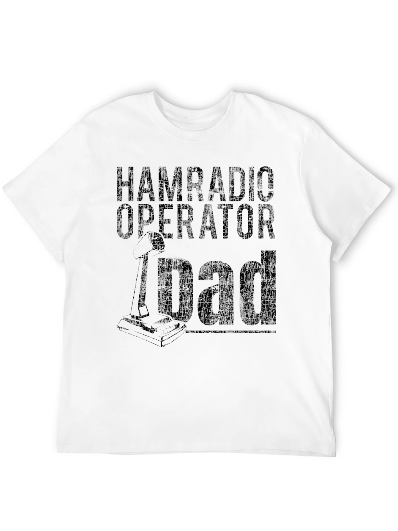 Ham Radio Operator Dad T-Shirt - Black