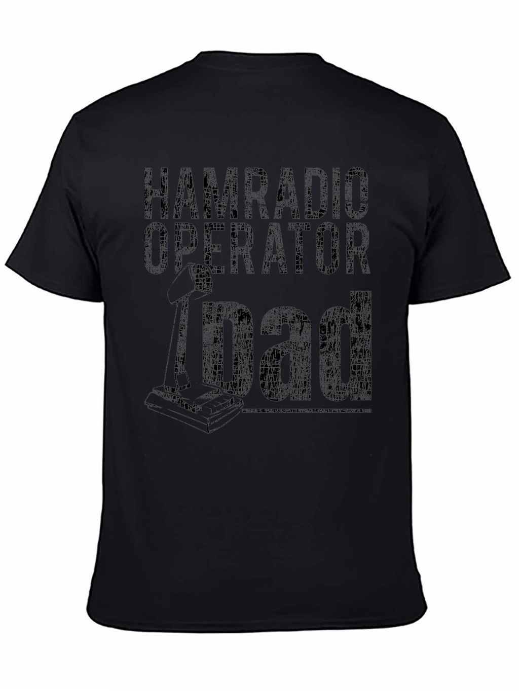 Ham Radio Operator Dad T-Shirt - Black