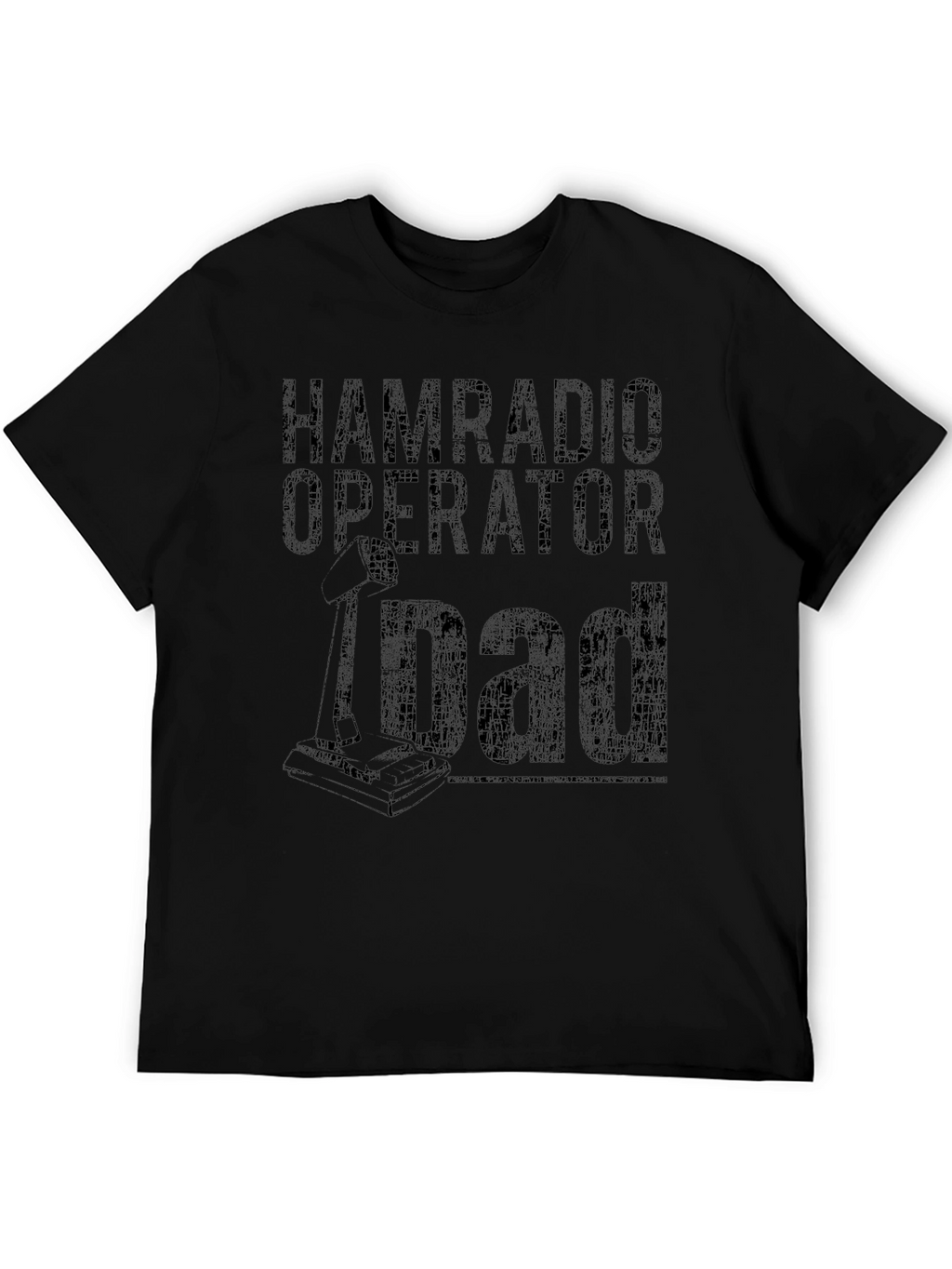 Ham Radio Operator Dad T-Shirt - Black