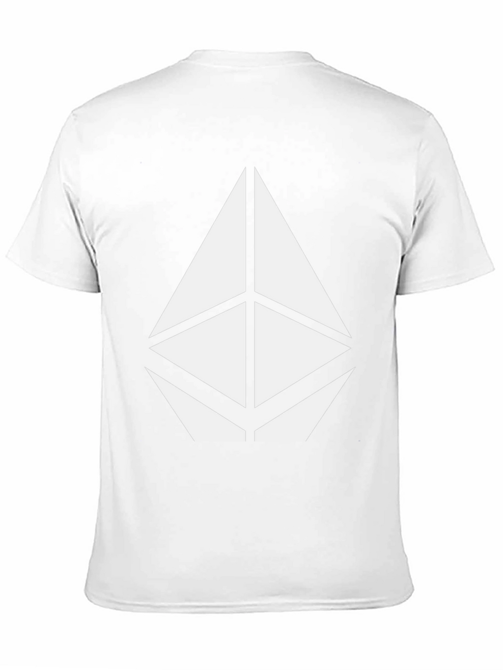 Geometric Tee - Modern Graphic Print Black T-Shirt
