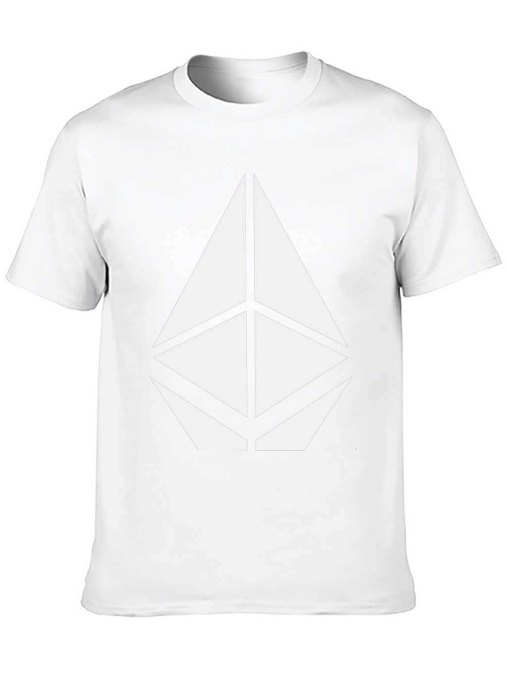 Geometric Tee - Modern Graphic Print Black T-Shirt