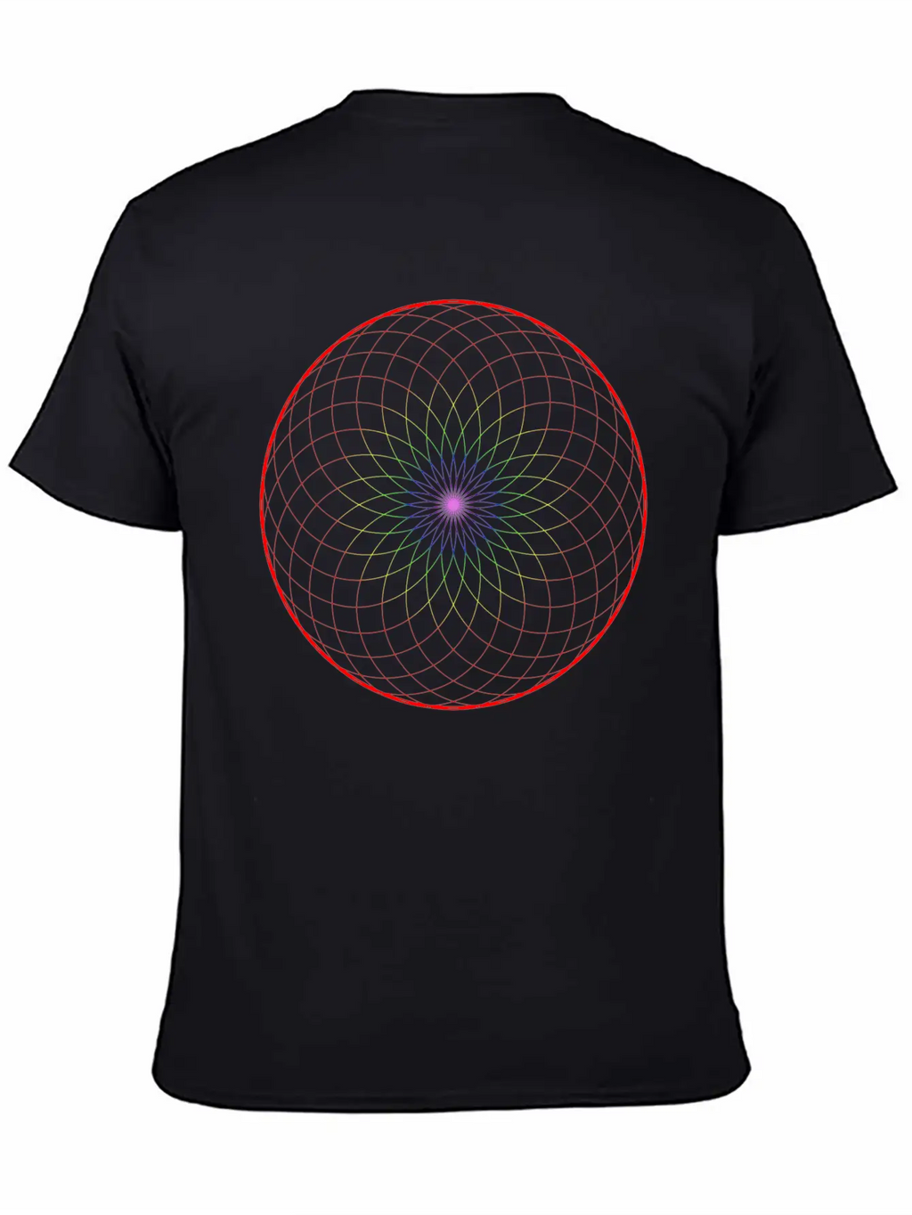 Fibonacci Dual Spiral Timeless Short Sleeve Tee – Comfy And Minimalist Design