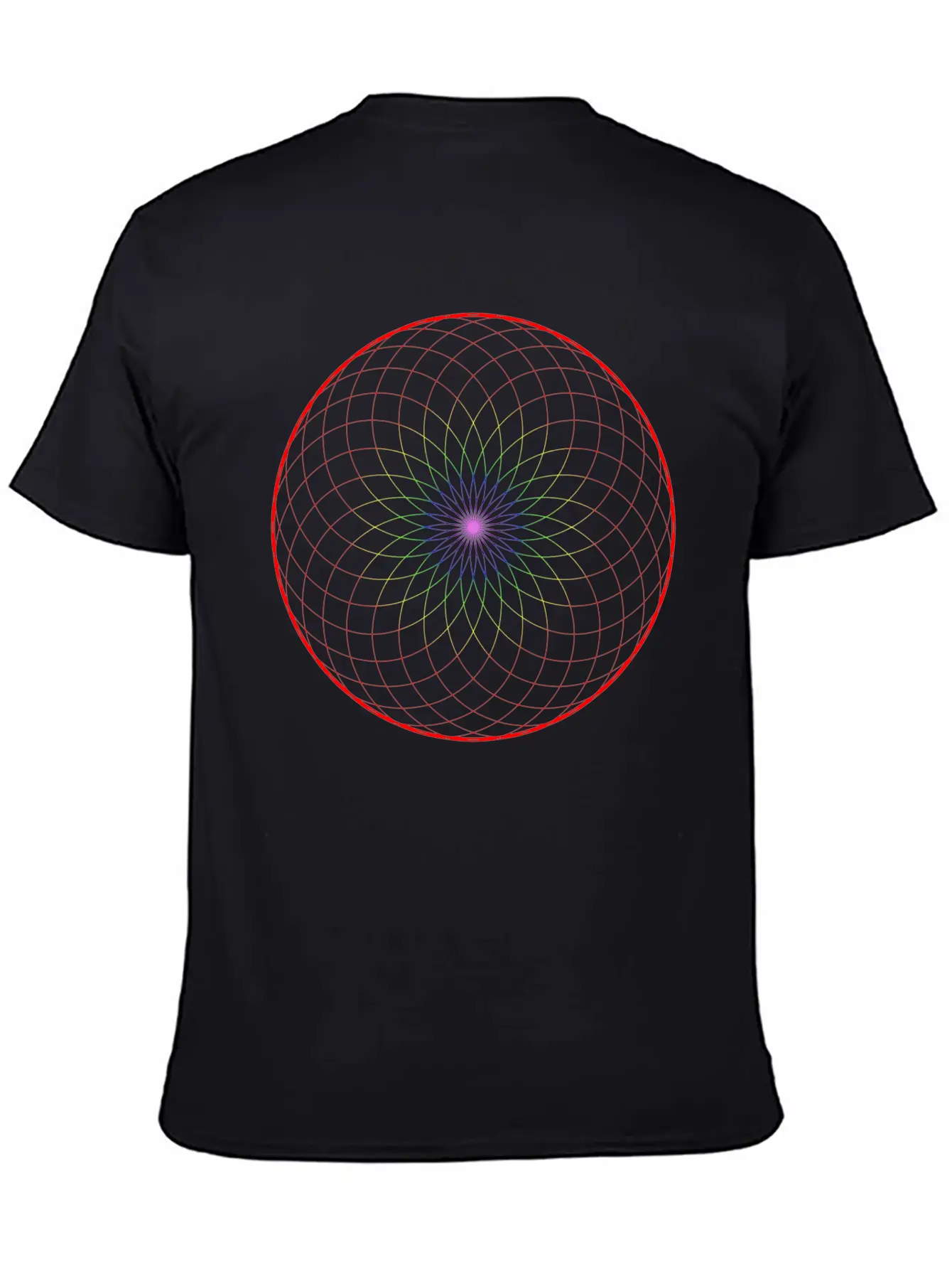 Fibonacci Dual Spiral Timeless Short Sleeve Tee – Comfy And Minimalist Design