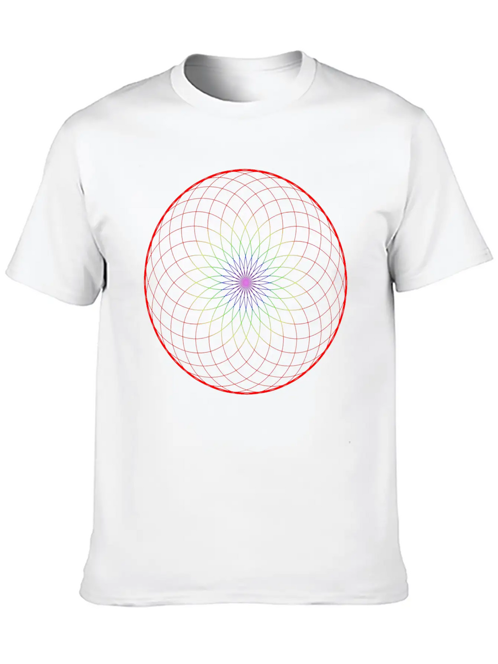 Fibonacci Dual Spiral Timeless Short Sleeve Tee – Comfy And Minimalist Design