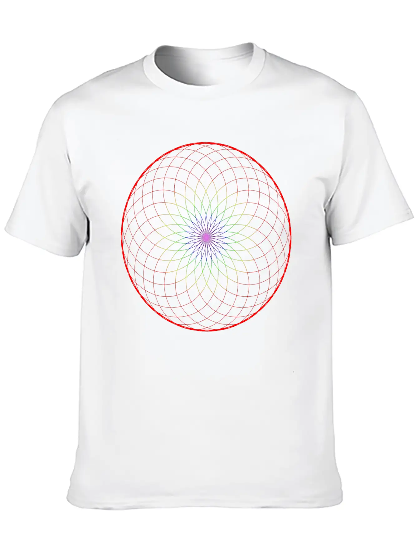 Fibonacci Dual Spiral Timeless Short Sleeve Tee – Comfy And Minimalist Design