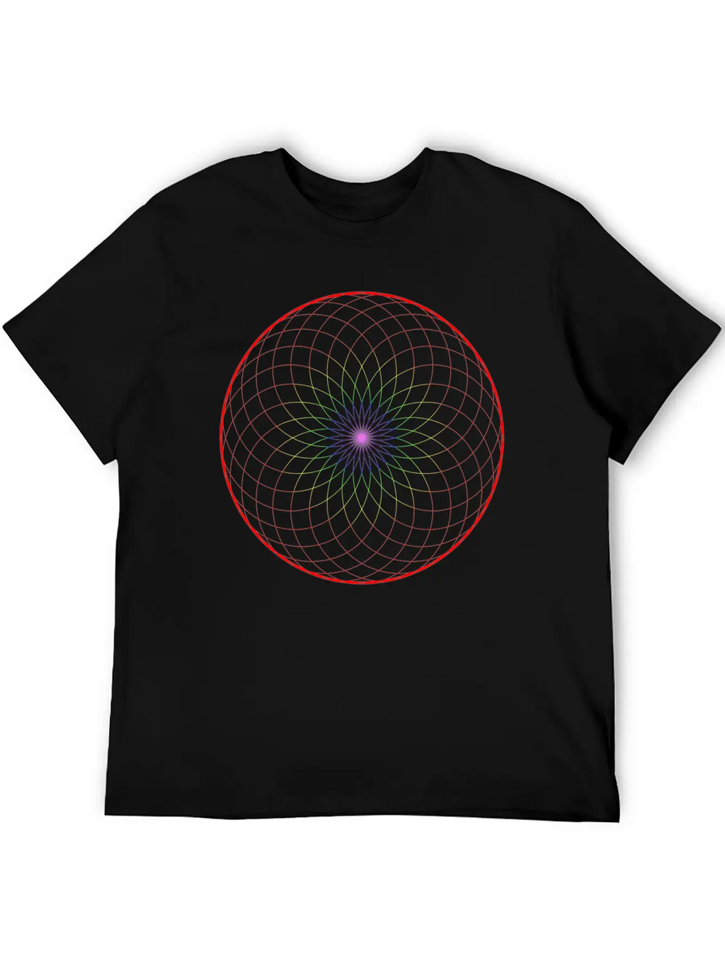 Fibonacci Dual Spiral Timeless Short Sleeve Tee – Comfy And Minimalist Design