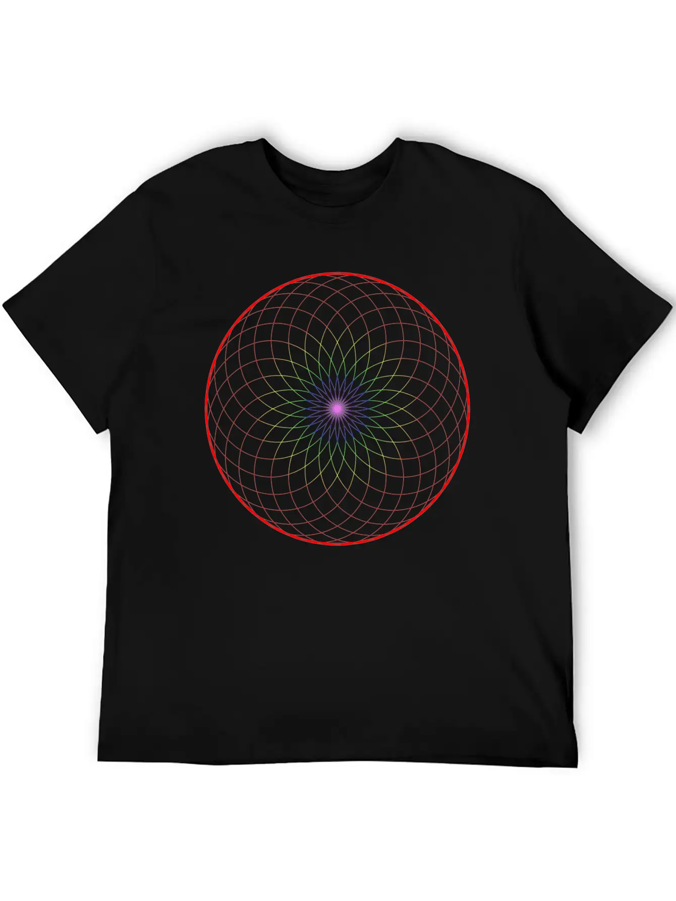 Fibonacci Dual Spiral Timeless Short Sleeve Tee – Comfy And Minimalist Design