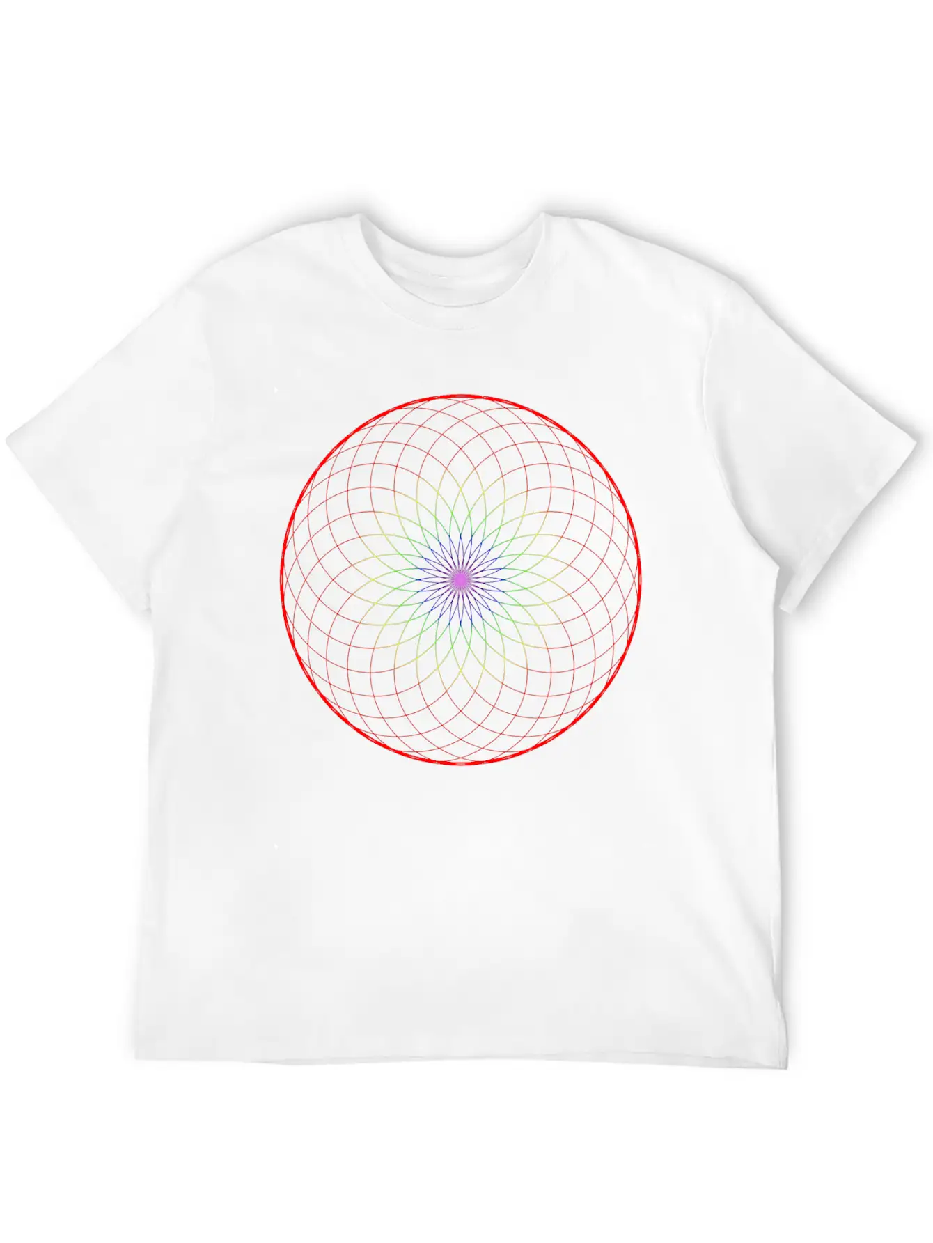 Fibonacci Dual Spiral Timeless Short Sleeve Tee – Comfy And Minimalist Design