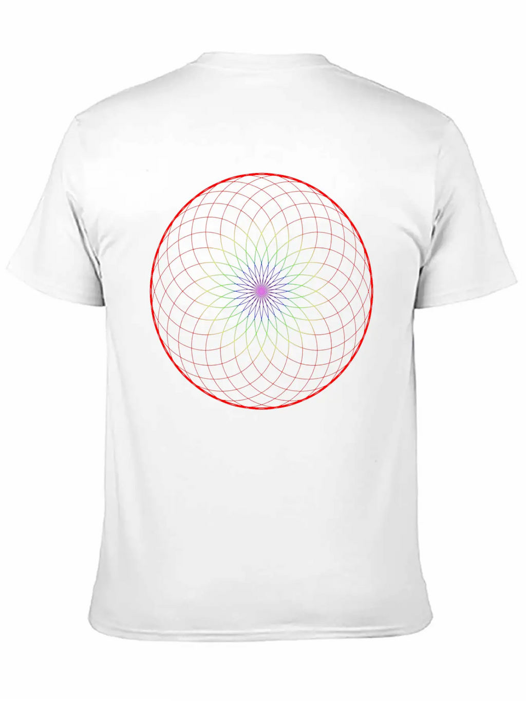 Fibonacci Dual Spiral Timeless Short Sleeve Tee – Comfy And Minimalist Design