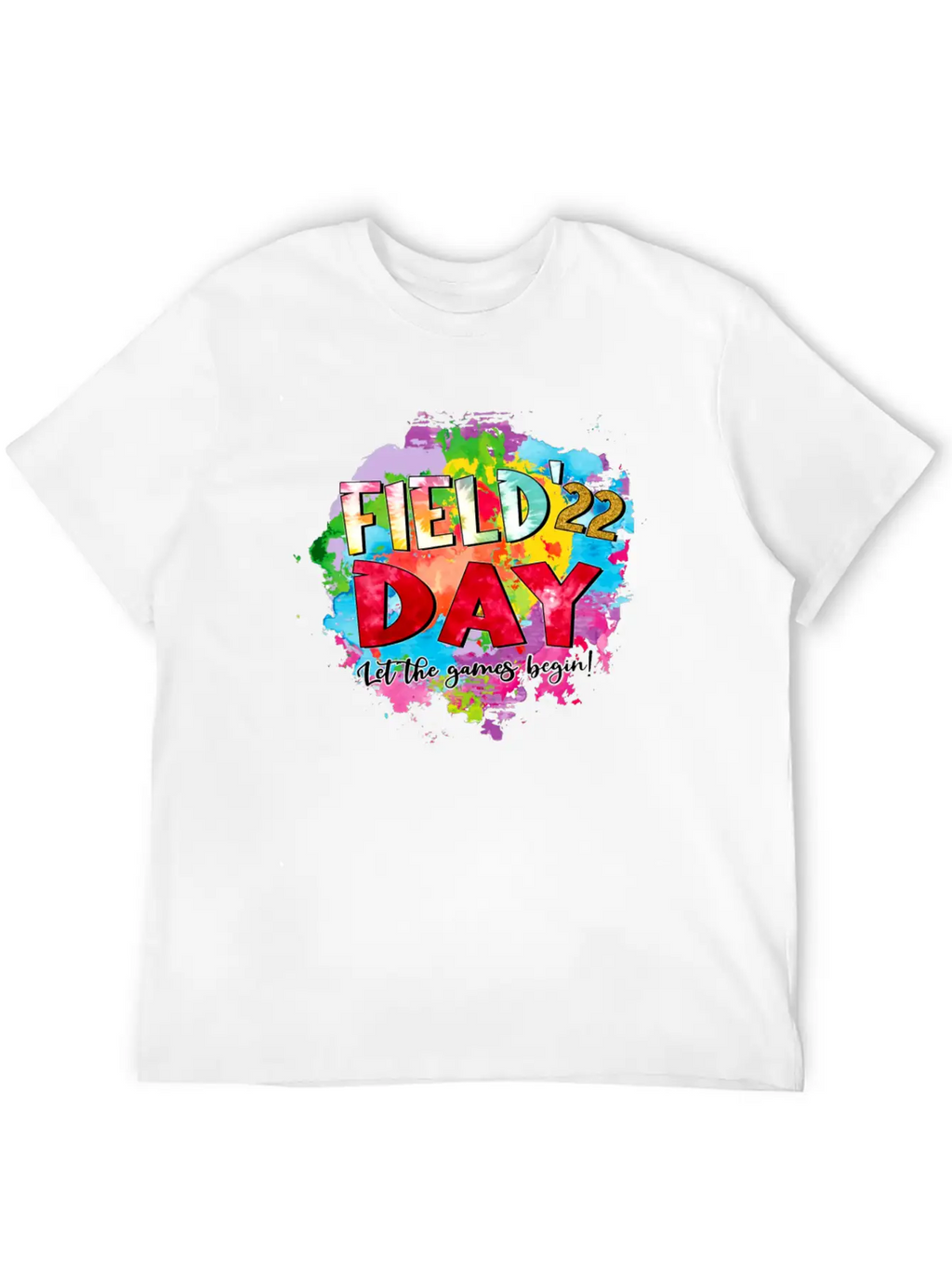 FIELD DAY Let The Games Begin Breathable Soft Cotton T-Shirt – Timeless Casual Look