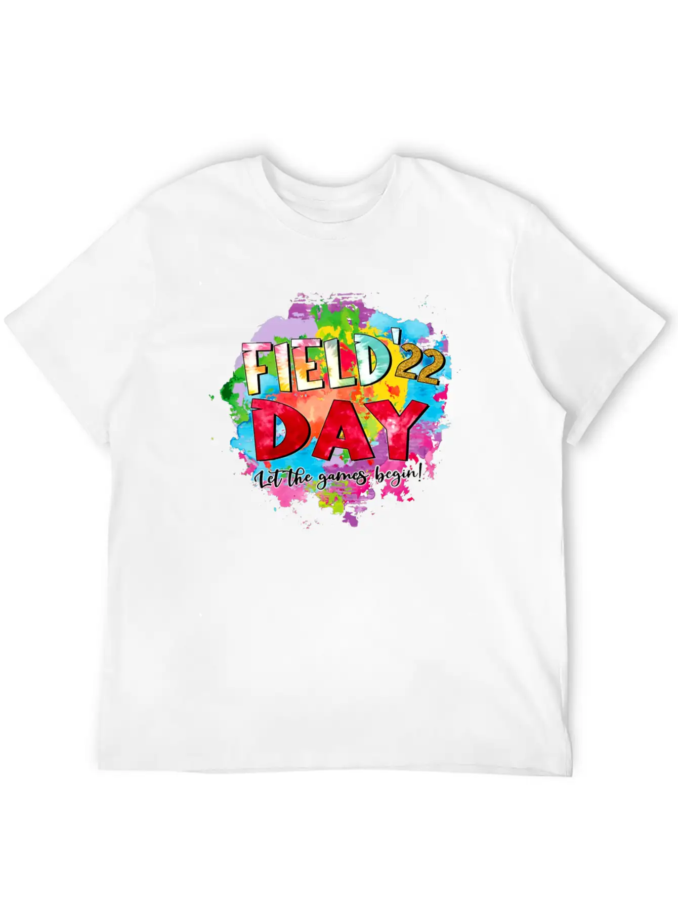 FIELD DAY Let The Games Begin Breathable Soft Cotton T-Shirt – Timeless Casual Look