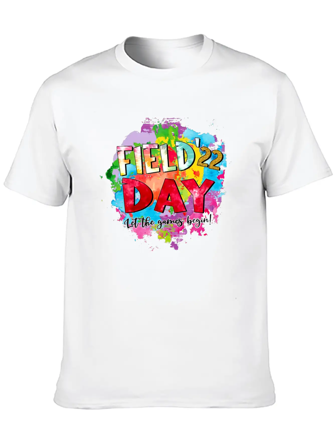 FIELD DAY Let The Games Begin Breathable Soft Cotton T-Shirt – Timeless Casual Look