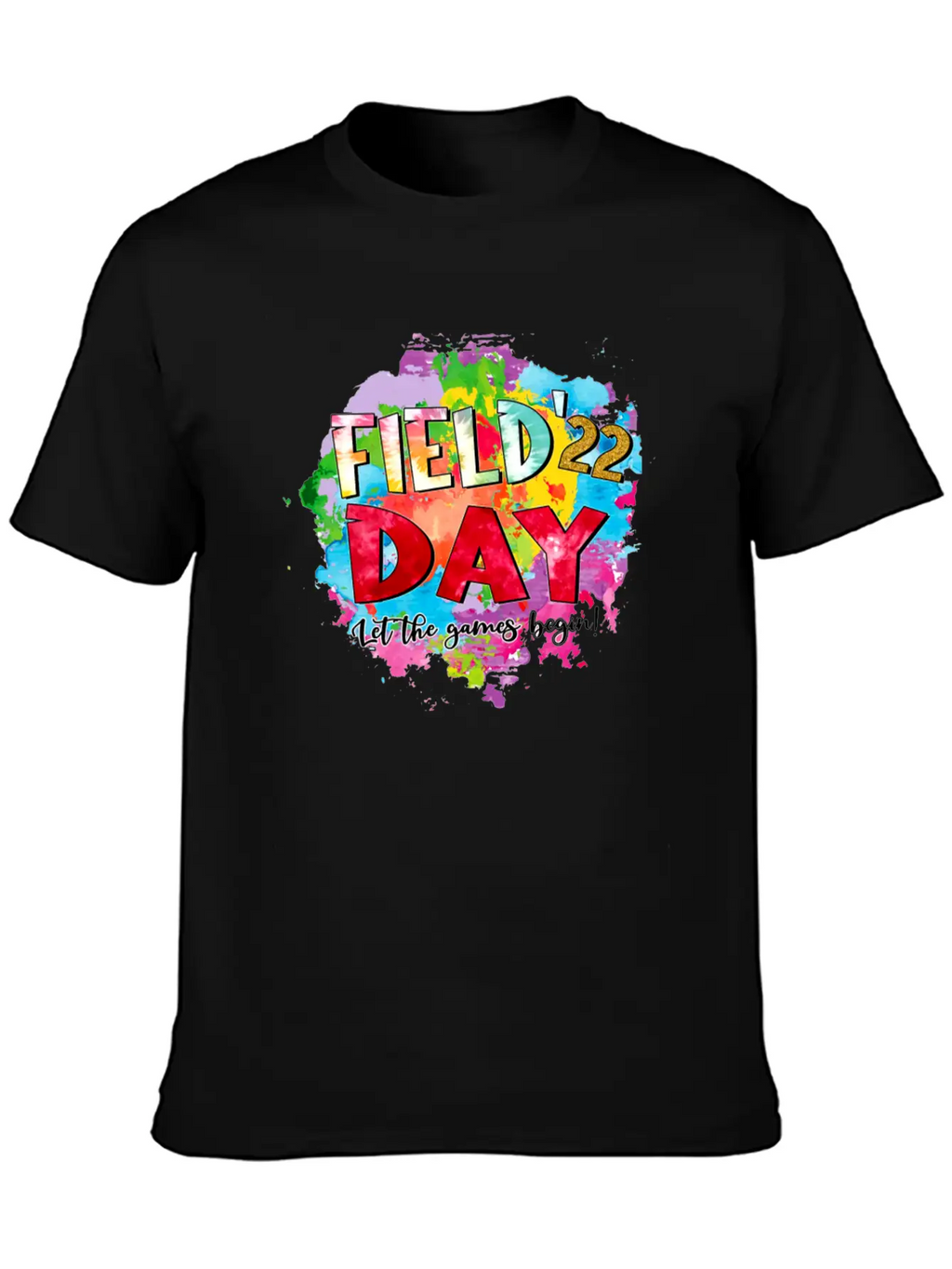 FIELD DAY Let The Games Begin Breathable Soft Cotton T-Shirt – Timeless Casual Look