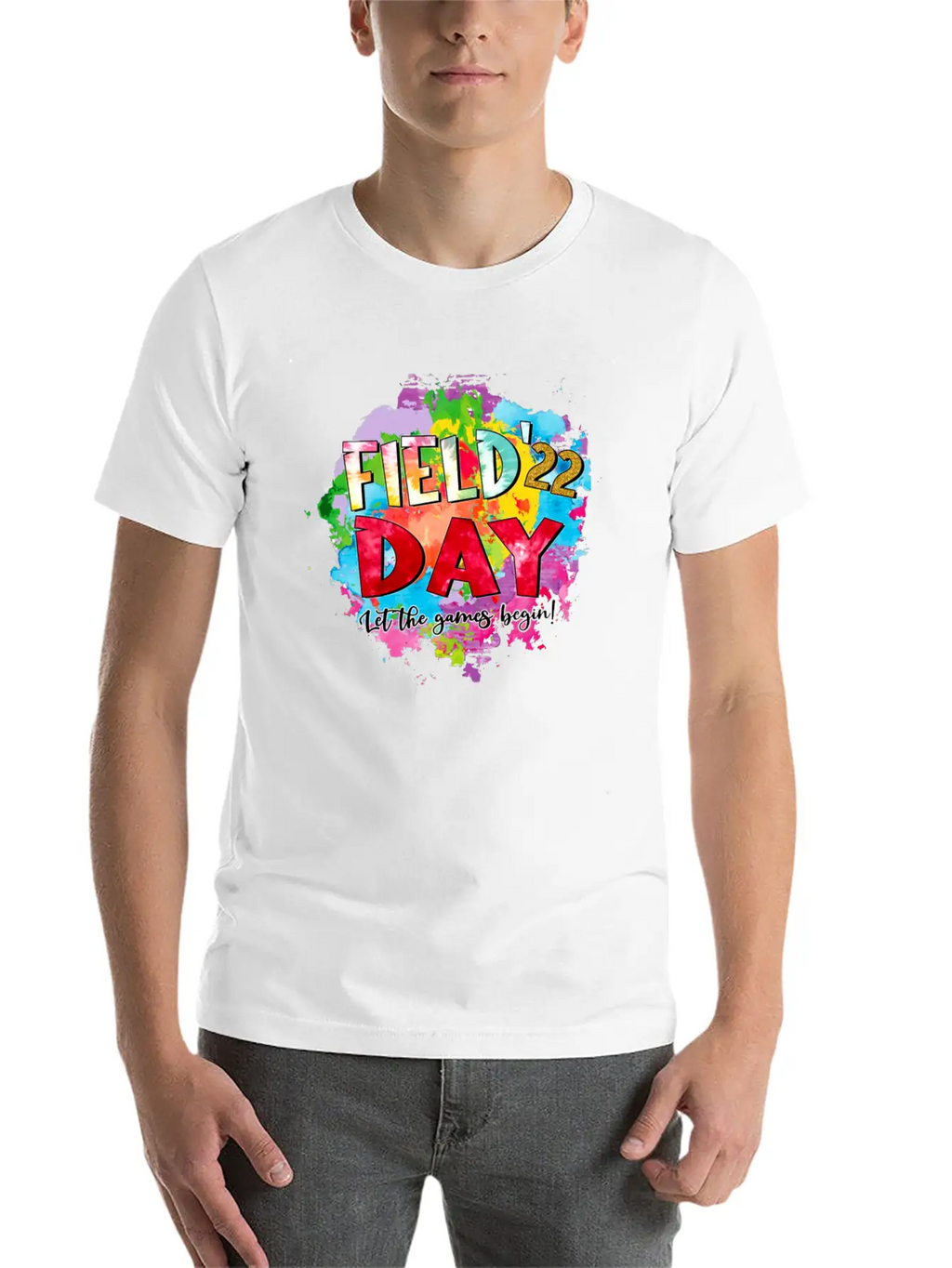 FIELD DAY Let The Games Begin Breathable Soft Cotton T-Shirt – Timeless Casual Look